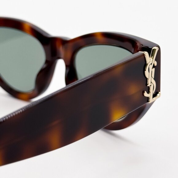 NEW SAINT LAURENT SL M94 RIM 001 SUNGLASSES WOMEN ROUND HAVANA SLM94 RIM 001 - Picture 6 of 10